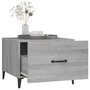 Voir la diapositive 5 : VIDAXL Tables basses avec pieds en metal 2 pcs Sonoma gris 50x50x40 cm