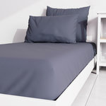 ZZZ Drap housse uni ZZZ. Coloris disponibles : Gris, Beige, Rouge, Noir, Blanc, Vert, Bleu