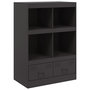 Voir la diapositive 2 : VIDAXL Buffet haut noir 67x39x95 cm acier
