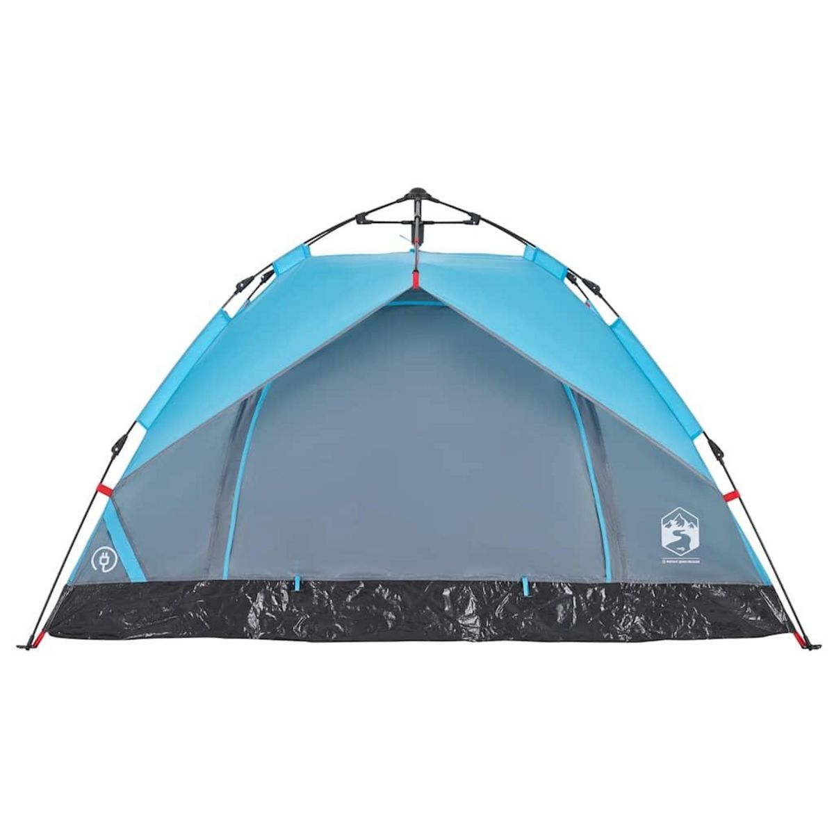VIDAXL Tente de camping a dome 2 personnes bleu liberation rapide