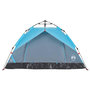 Voir la diapositive 5 : VIDAXL Tente de camping a dome 2 personnes bleu liberation rapide