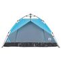 Voir la diapositive 5 : VIDAXL Tente de camping a dome 2 personnes bleu liberation rapide