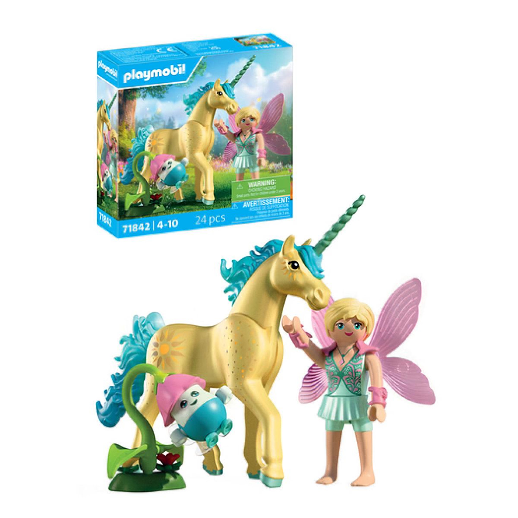PLAYMOBIL 71842 Licorne Fleur de soleil avec fée