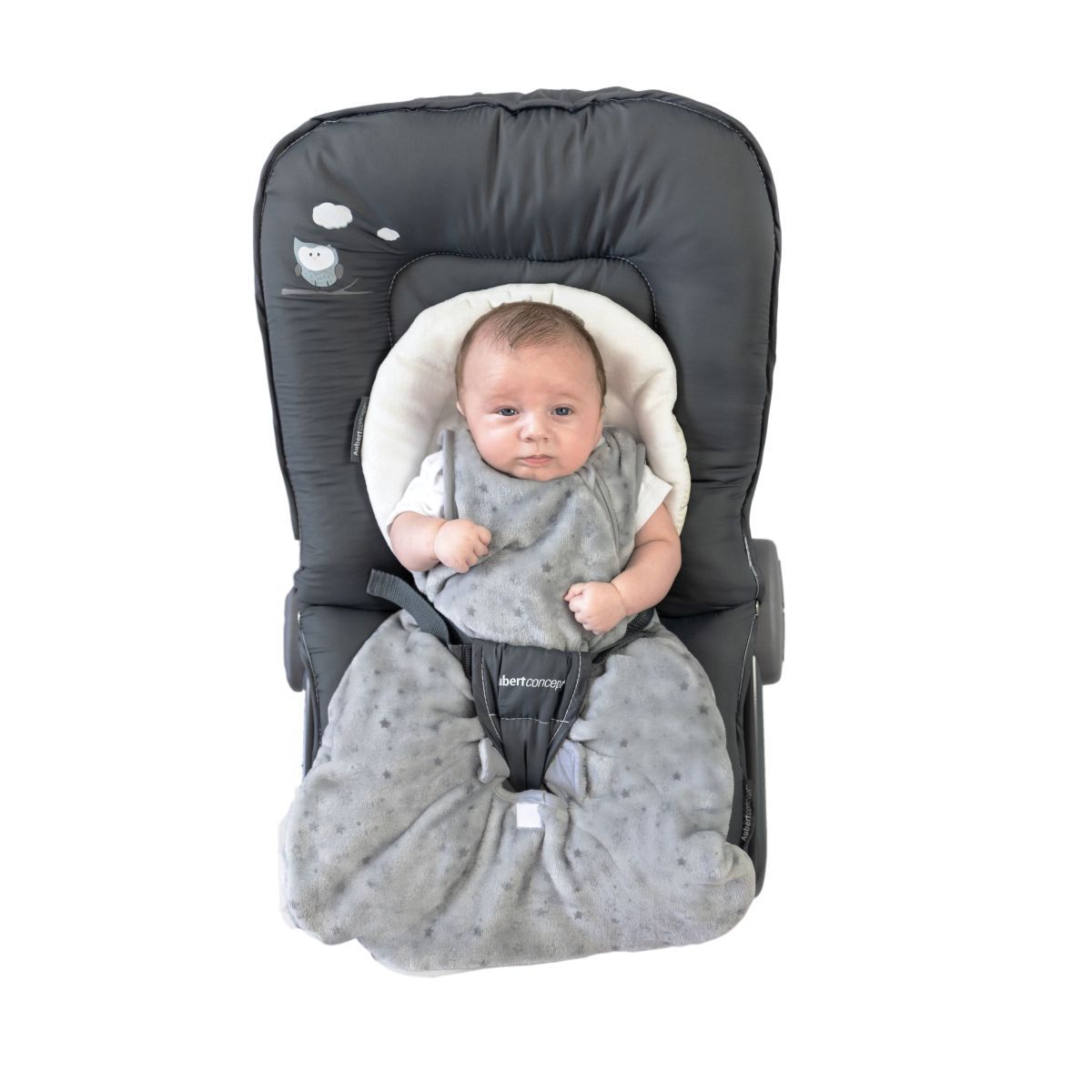 Domiva Gigoteuse Indoor étoiles grises