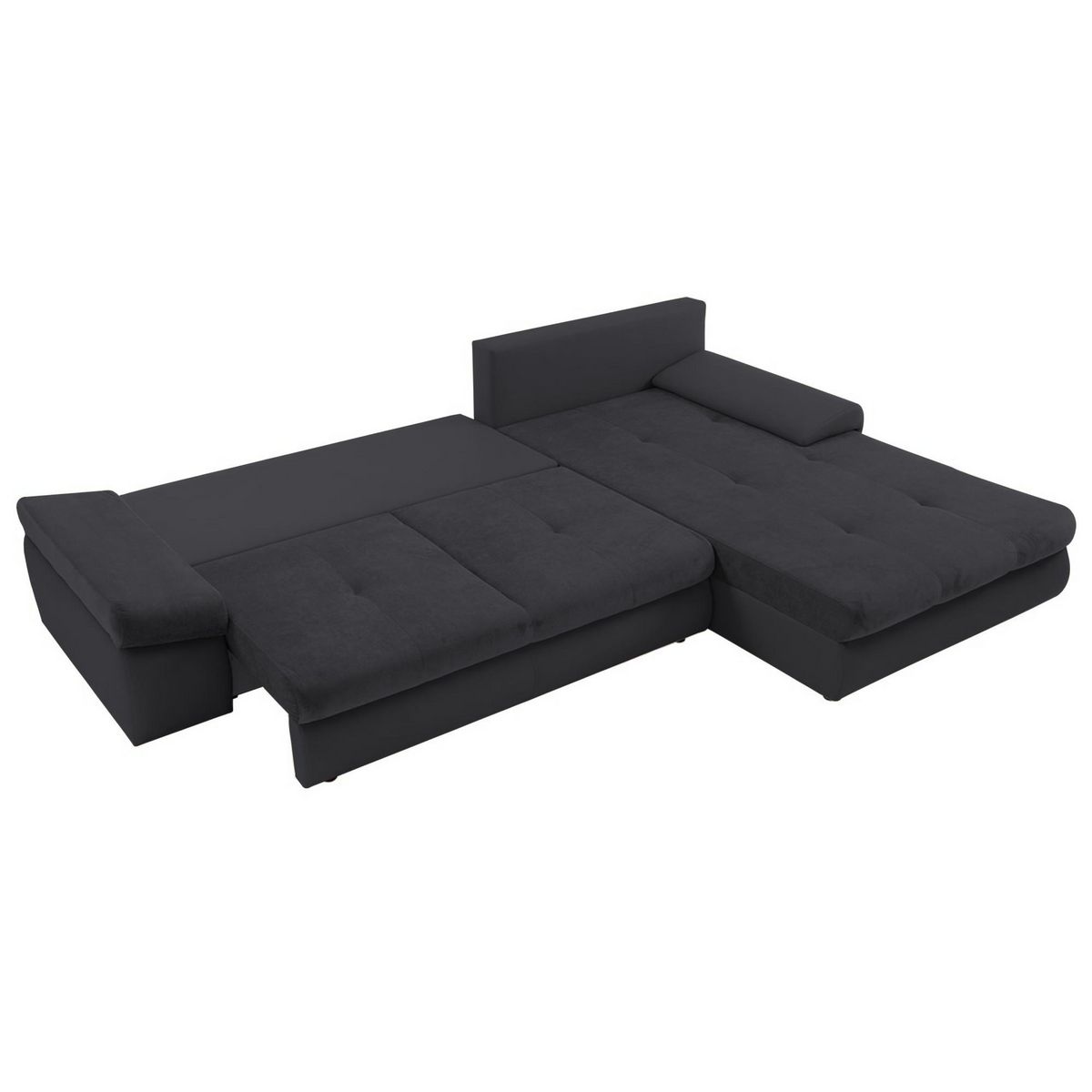 BEST MOBILIER Karl - canapé d'angle réversible convertible - avec coffre - 5 places - style contemporain