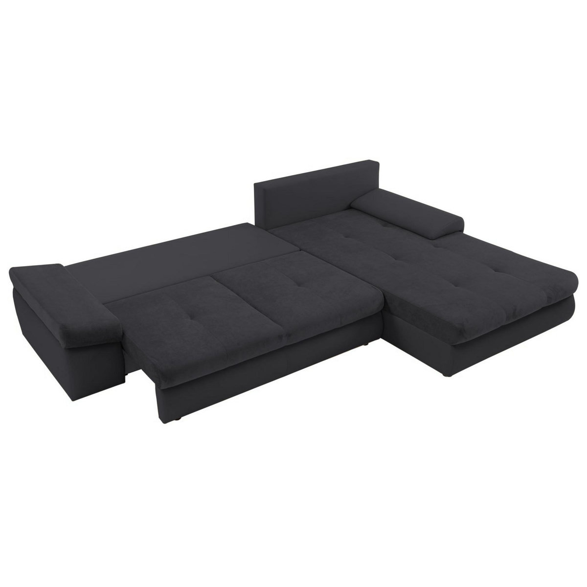 BEST MOBILIER Karl - canapé d'angle réversible convertible - avec coffre - 5 places - style contemporain