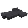 Voir la diapositive 2 : BEST MOBILIER Karl - canapé d'angle réversible convertible - avec coffre - 5 places - style contemporain