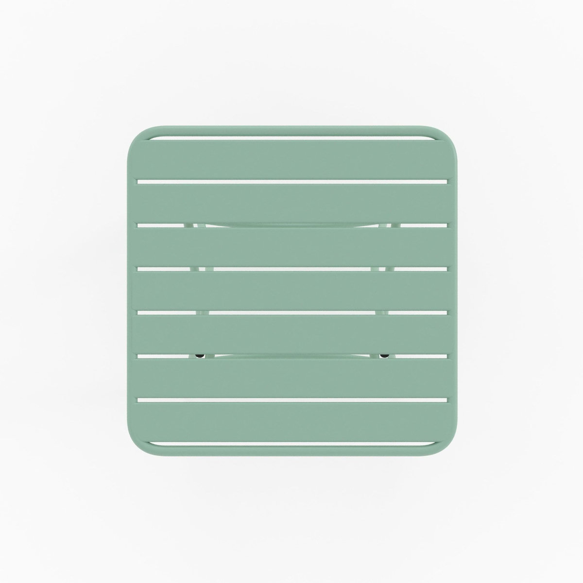 Rendez vous déco Table de jardin pliante en métal vert clair 2 personnes-Yumi