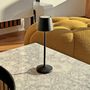 Voir la diapositive 5 : Lumisky Lampe de table sans fil EMILY Noir Aluminium H25cm