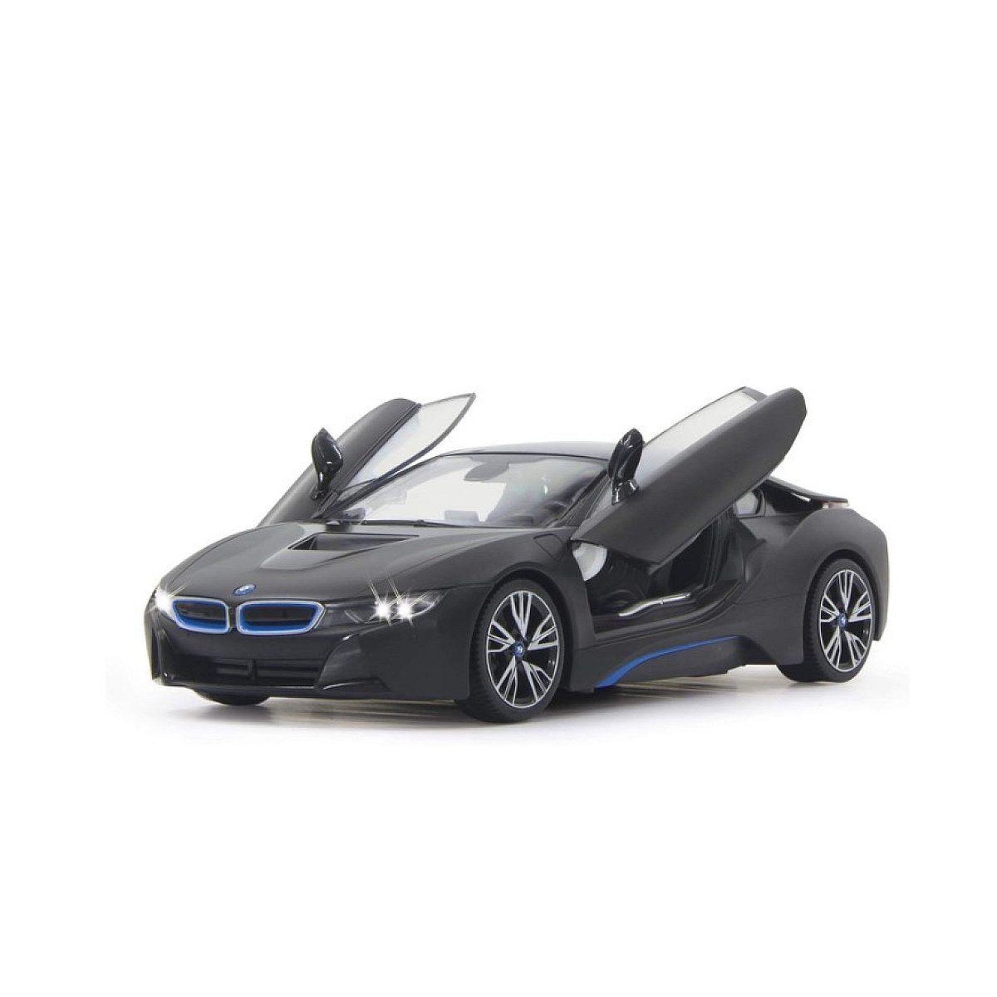 Voir la diapositive 2 : Jamara Voiture télécommandée bmw i8 1:14 noir 2,4ghz porte radiocommandé