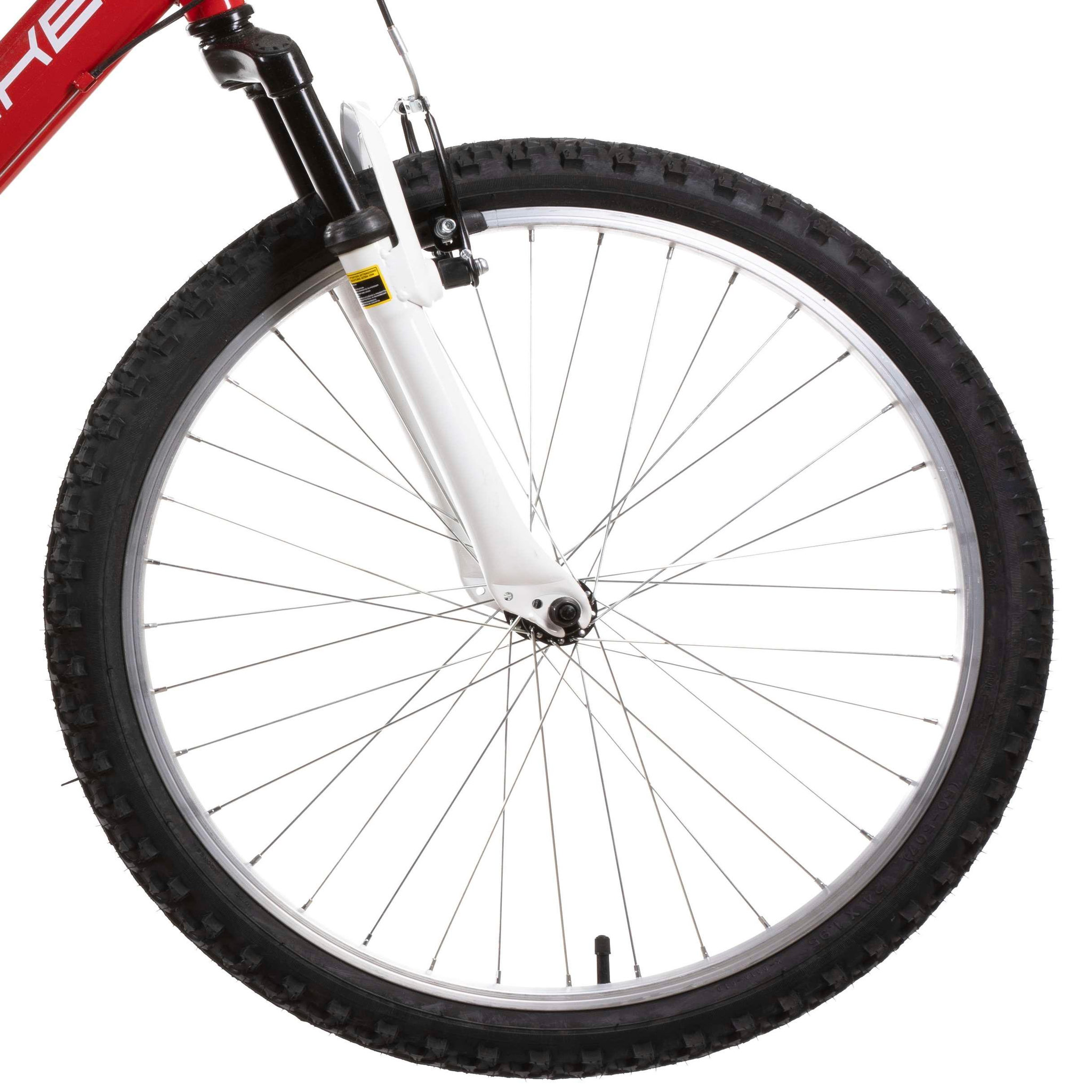 Voir la diapositive 6 : Vélo enfant - VTT 24'' Rigide Mixte   Denbike   pour enfant de 130 à 160 cm - 18 Vitesses - Fourche Télescopique - Dérailleur Shimano TY21 - Freins V-brake