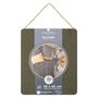 Voir la diapositive 4 : ATMOSPHERA Taie d'oreiller 100% Lin 65x65 cm - Vert Kaki