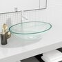 Voir la diapositive 1 : VIDAXL Lavabo Verre 50x37x14 cm Transparent