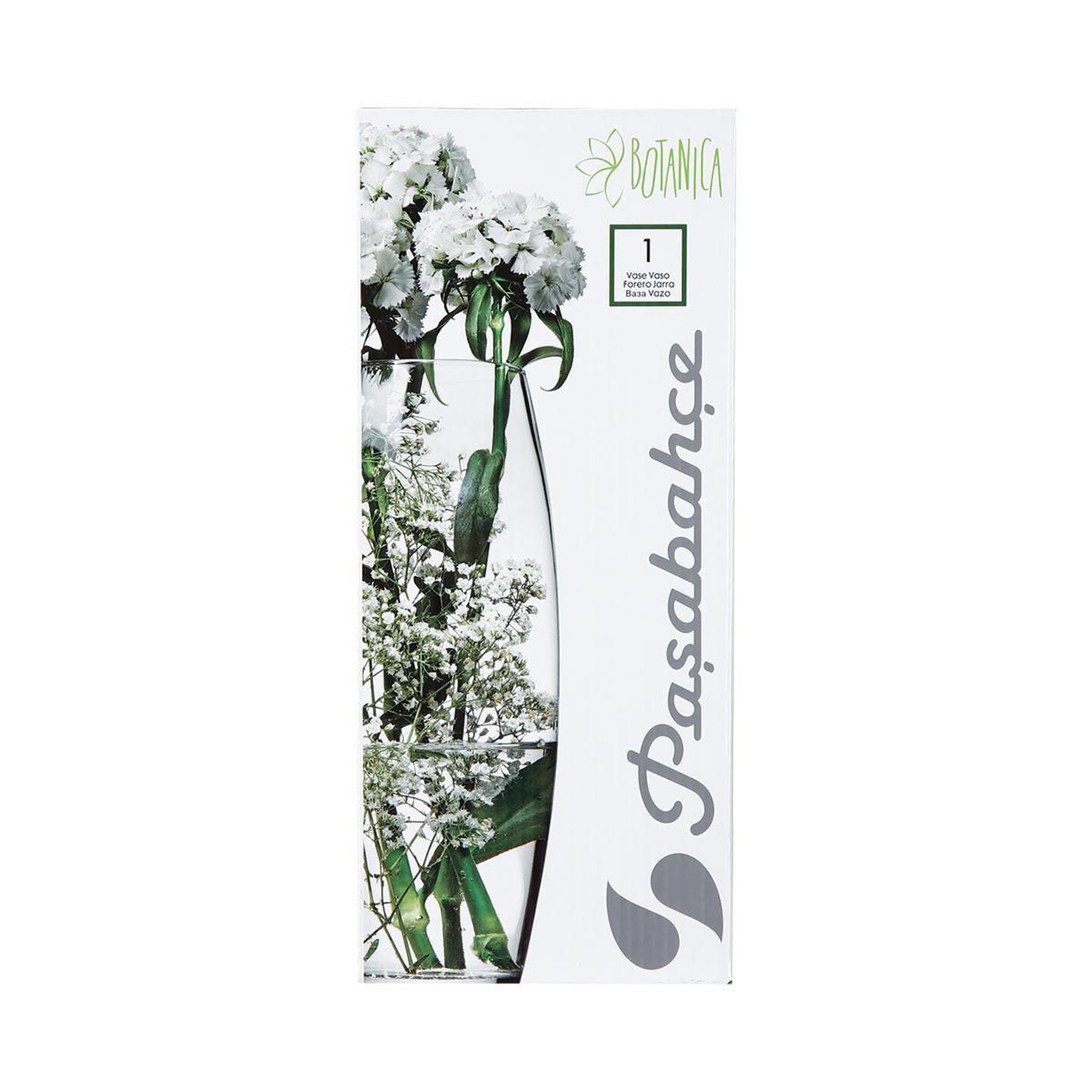 Voir la diapositive 3 : ATMOSPHERA Vase bombe  flora  26cm transparent