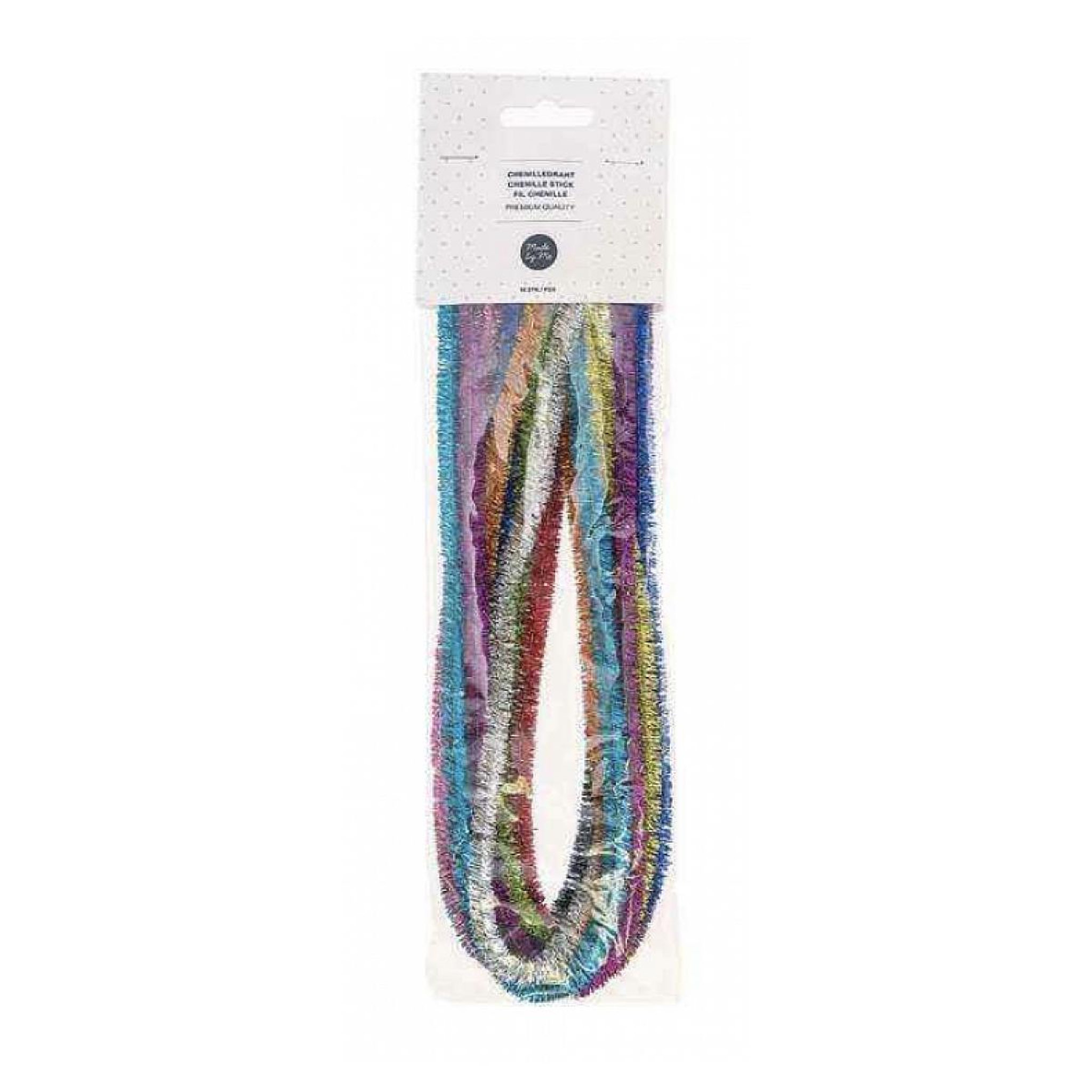 RICO DESIGN Chenille multicolore brillante 10x 50cm