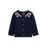 Petit Béguin Gilet enfant en tricot Céleste. Coloris disponibles : Bleu