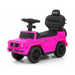 MILLY MALLY Milly Mally Porteur Mercedes G350D en Rose avec Barre de Poussée Interactive