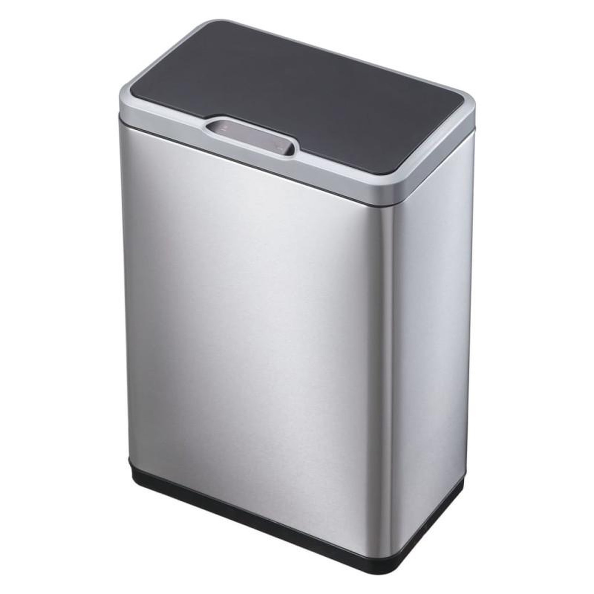 Voir la diapositive 2 : EKO EKO Poubelle à capteur Mirage 2x20 L Argenté mat