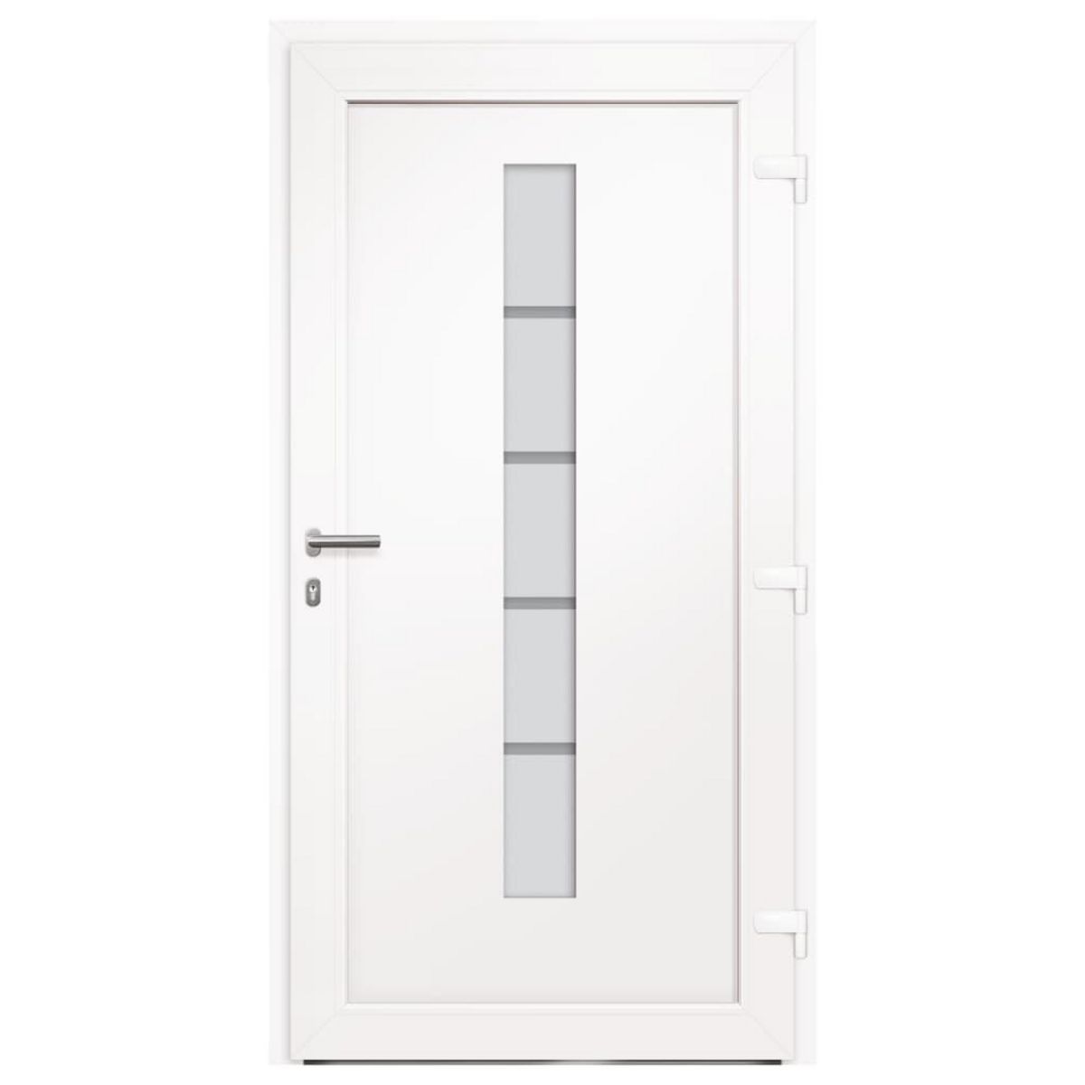 VIDAXL Porte d'entree Aluminium et PVC Anthracite 100x200 cm