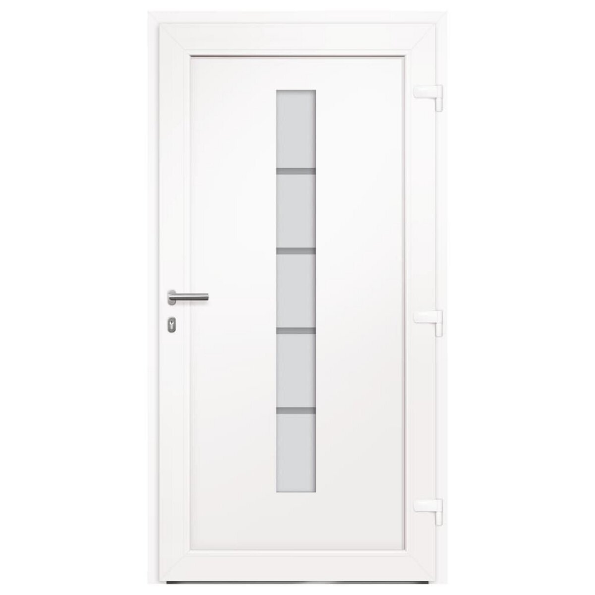 VIDAXL Porte d'entree Aluminium et PVC Anthracite 100x200 cm