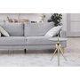 Voir la diapositive 4 : Paris Prix Table d'Appoint Design  Rodriga  53cm Or & Gris