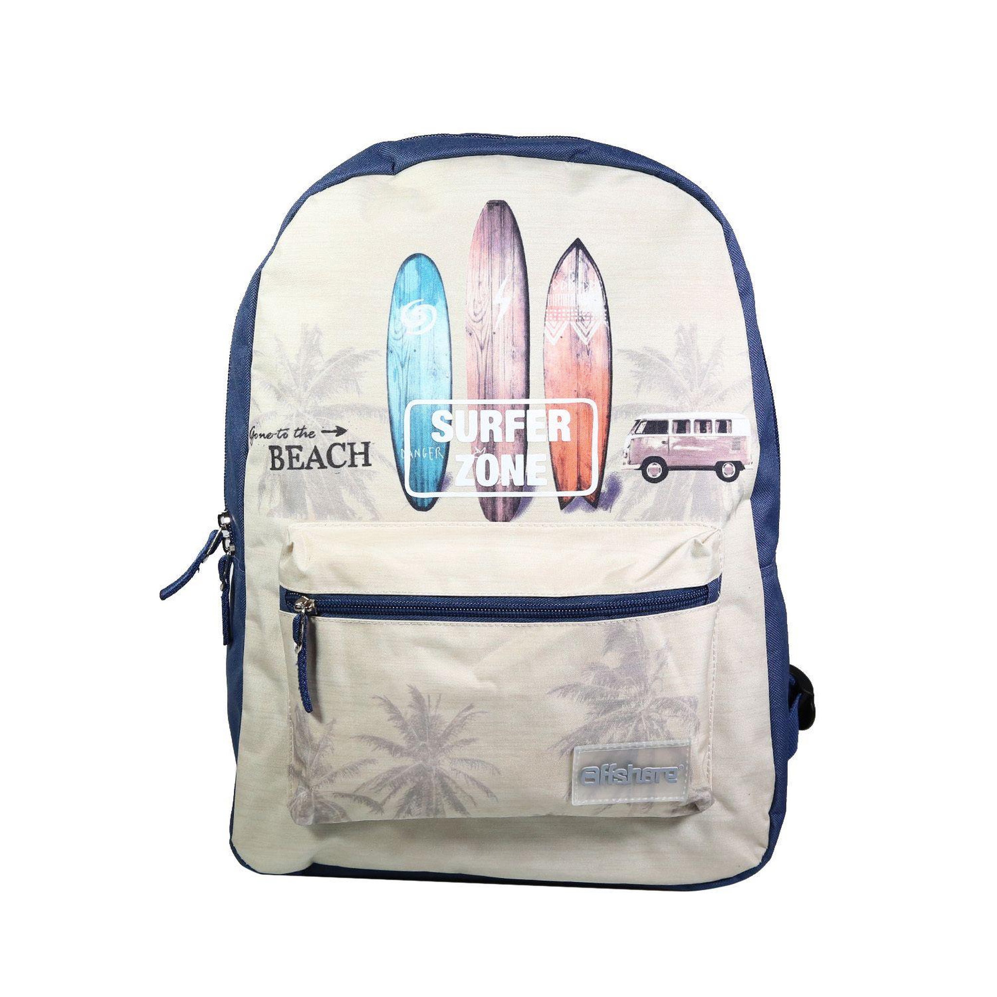 Voir la diapositive 1 : Bagtrotter BAGTROTTER Sac à dos 1 compartiment Offshore Beige Van & Surf