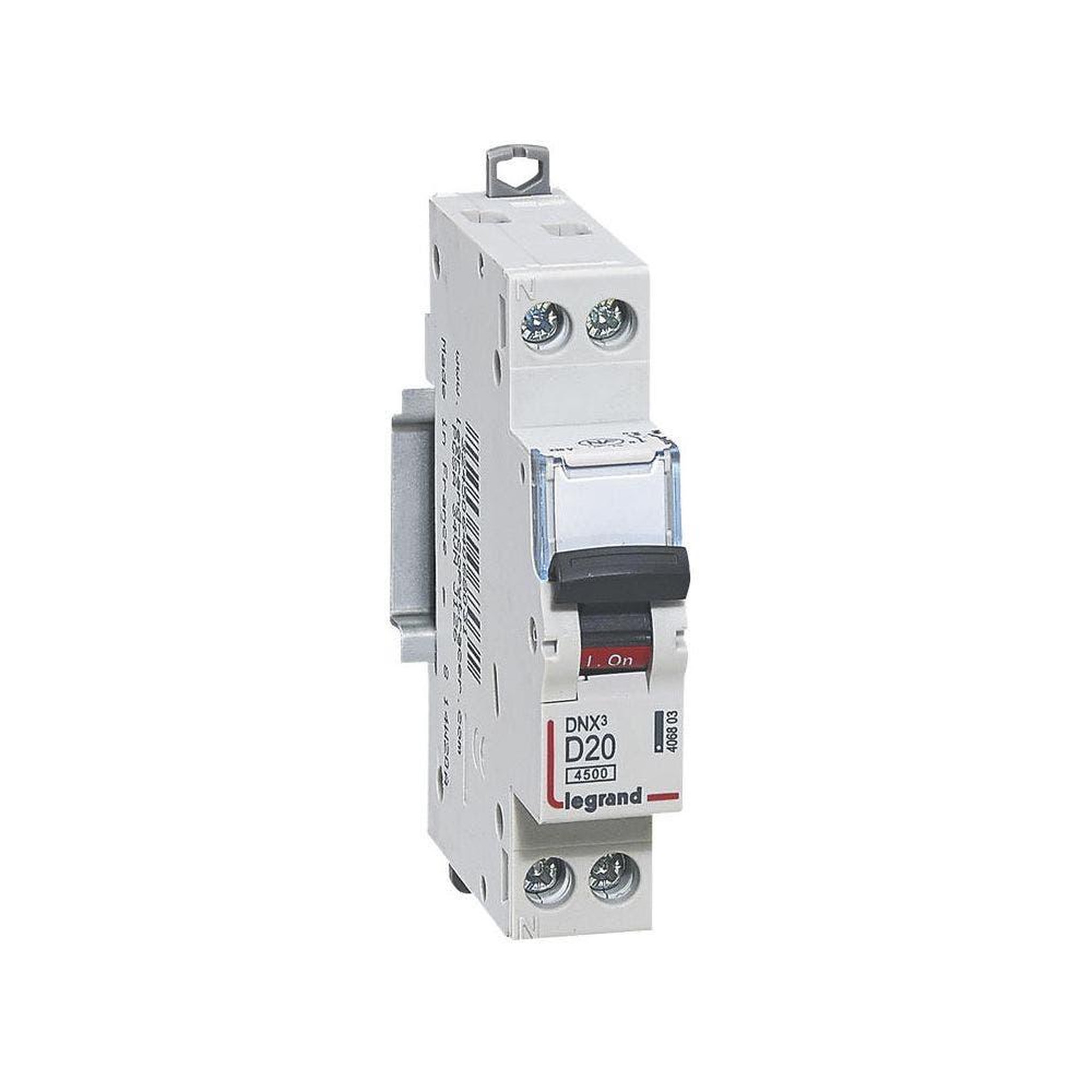 Legrand Disjoncteur 20a 230v courbe d 4500a - protection tertiaire