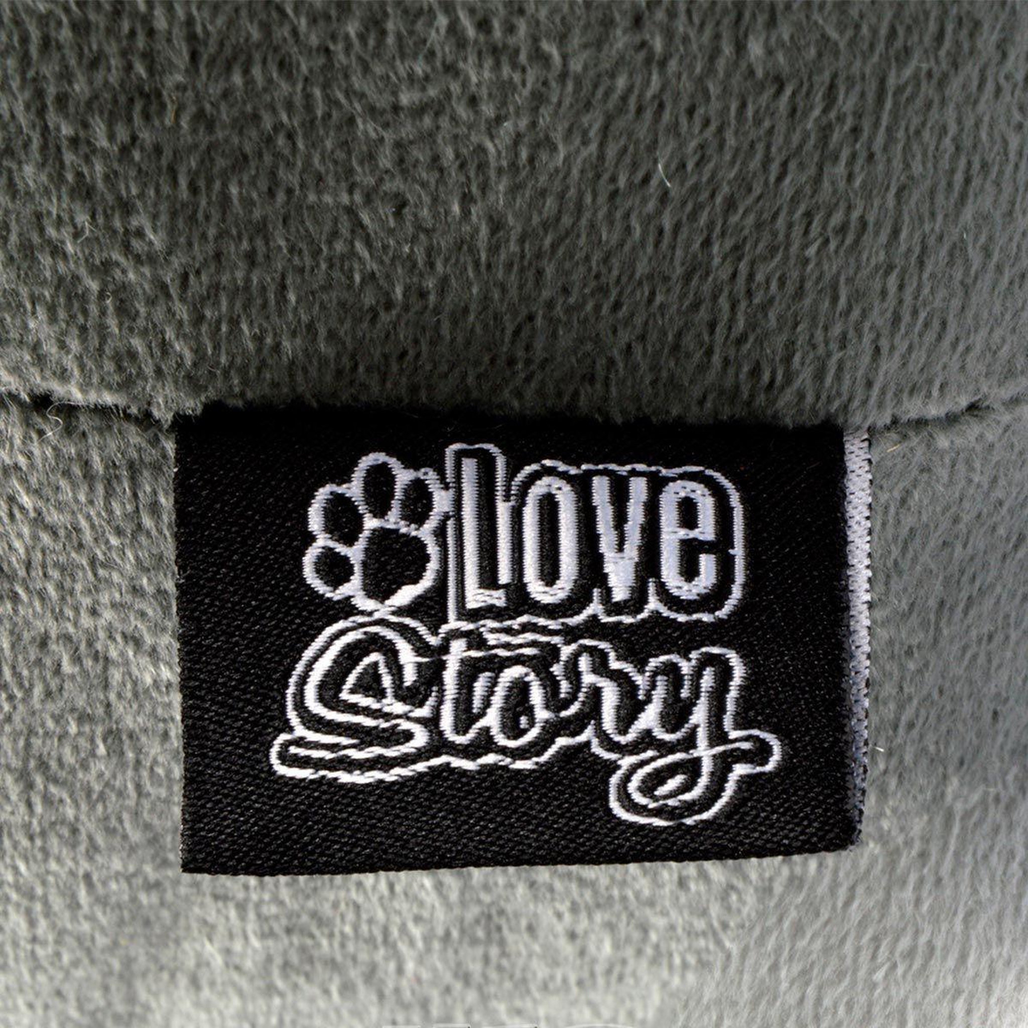 Voir la diapositive 3 : LOVE STORY Panier rond pour chat  sweet cat  50cm vert foncé