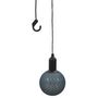 Voir la diapositive 2 : Paris Prix Lampe Suspension à Led  Boule  24cm Bleu