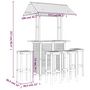 Voir la diapositive 6 : VIDAXL Ensemble de bar de jardin 5 pcs Bois d'acacia solide