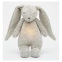 Voir la diapositive 2 : BB&CO Moonie – lapin nature bio avec sons et lumieres gris mineral