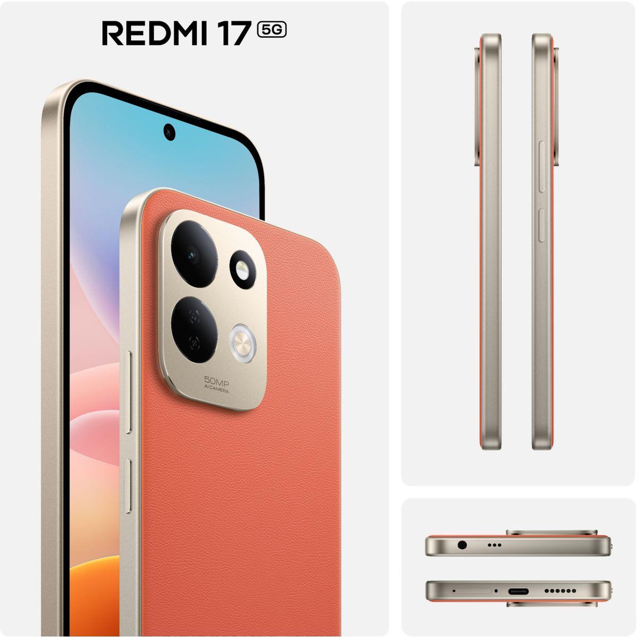 Voir la diapositive 2 : XIAOMI Smartphone Redmi 17 Orange 128Go 5G