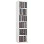 Voir la diapositive 3 : VIDAXL Armoire a CD Blanc brillant 21x20x88 cm Bois d'ingenierie
