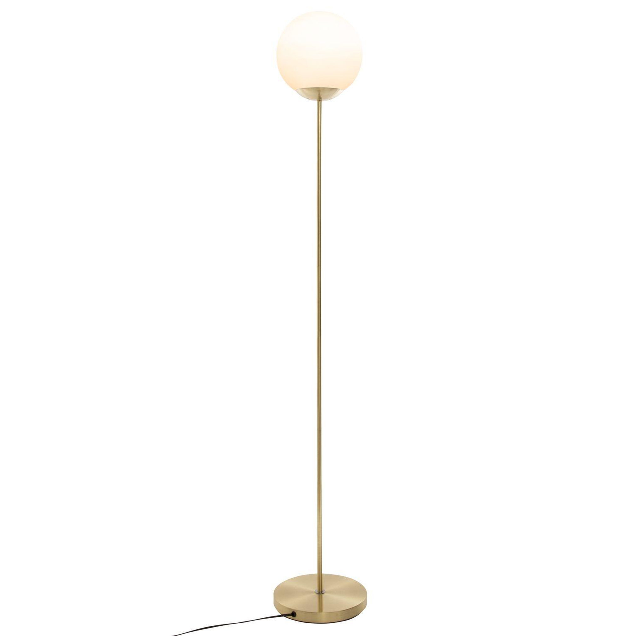 Voir la diapositive 2 : ATMOSPHERA Lampadaire design boule dris - h. 134 cm - doré