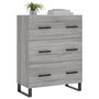 Voir la diapositive 3 : VIDAXL Buffet sonoma gris 69,5x34x90 cm bois d'ingenierie