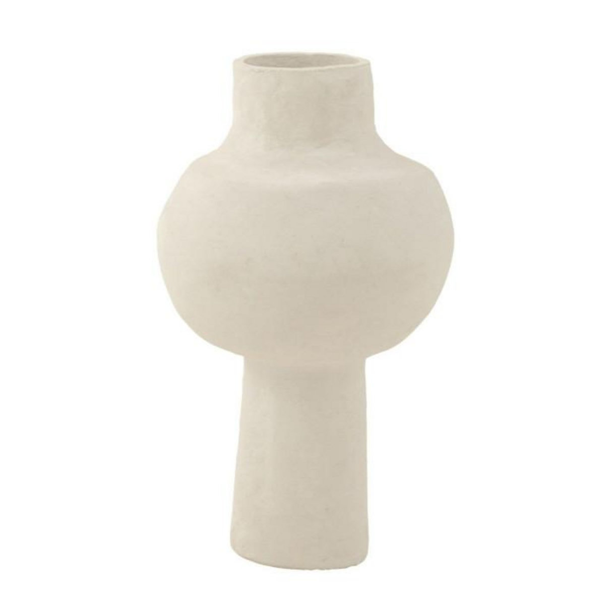 Paris Prix Pot Déco Design en Papier Maché  Bali  50cm Blanc