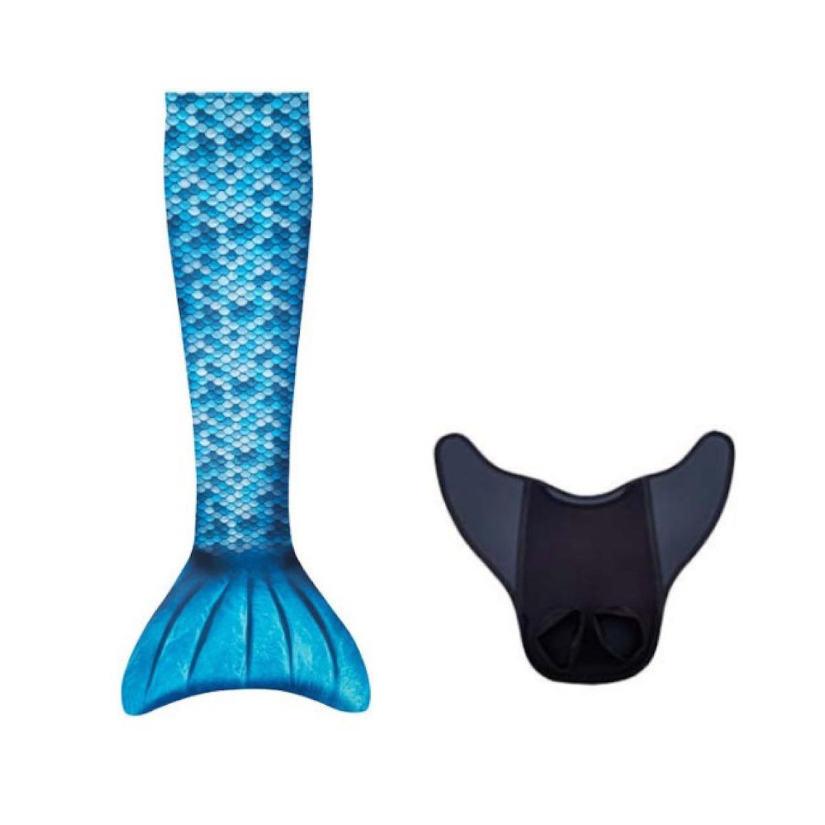 KUAKI MERMAIDS Queue sirène monopalme aquaris azur xxs