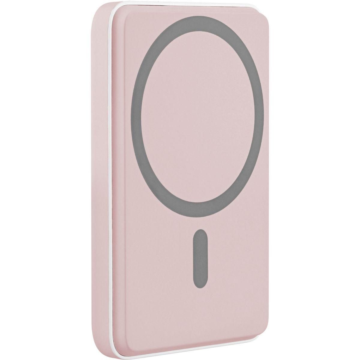 TNB Batterie externe 5000 mAh MagSafe rose