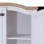Voir la diapositive 4 : VIDAXL Garde-robe avec 3 portes Gamme  pin mexicain Blanc