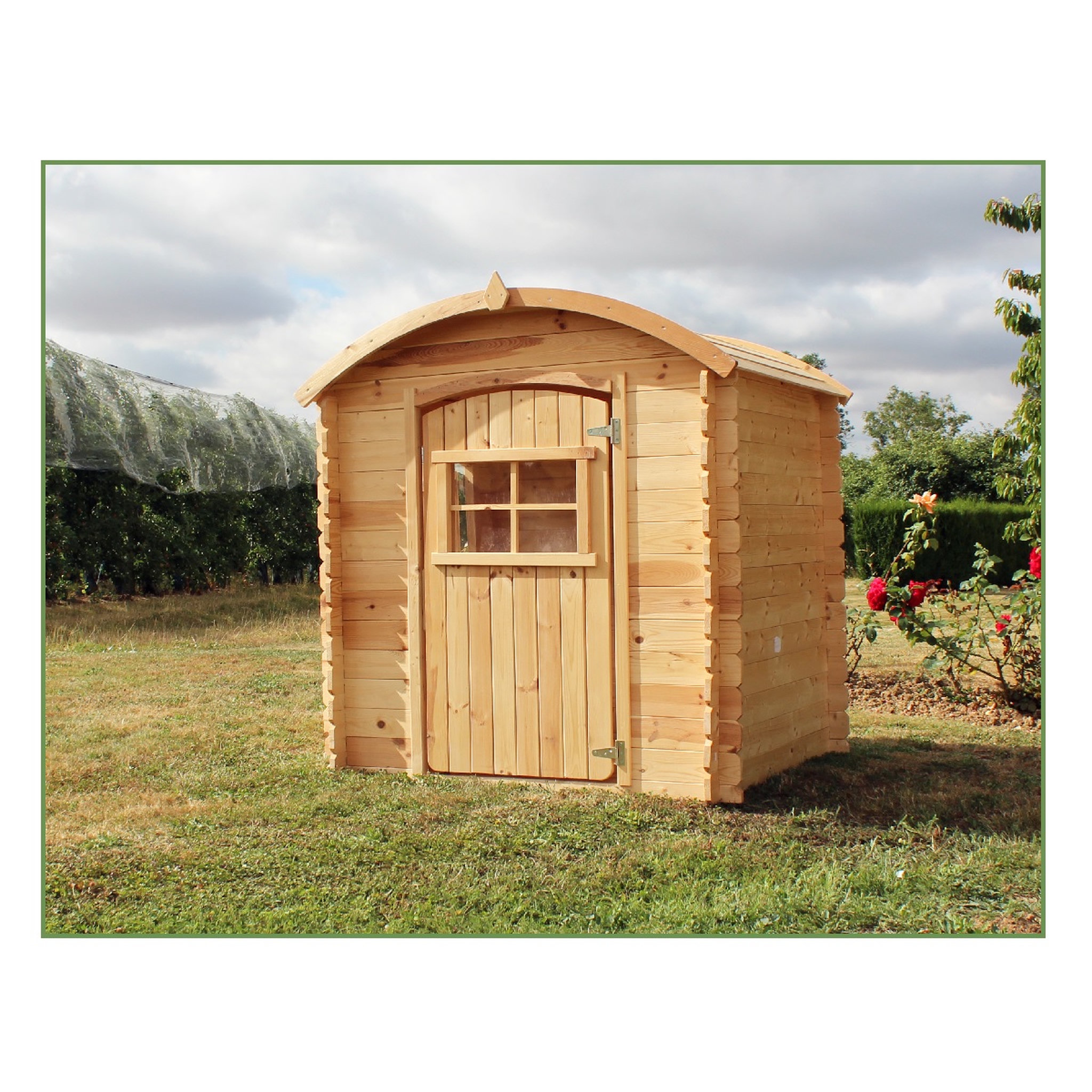 Voir la diapositive 1 : Soulet Cabane de jardin pour enfant - Bois - H145m - PATTY