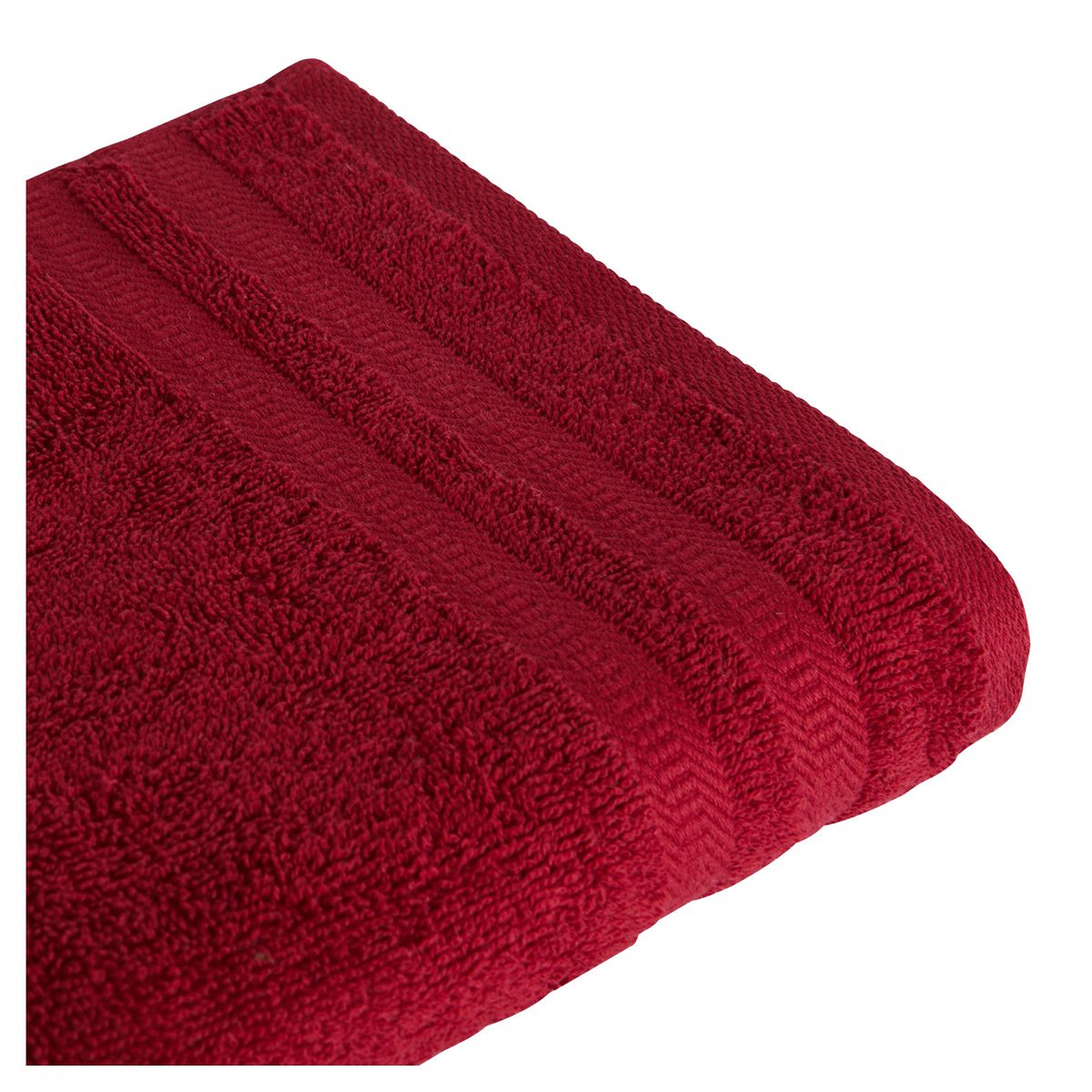 Voir la diapositive 2 : ACTUEL Serviette invité unie en coton 450 g/m²