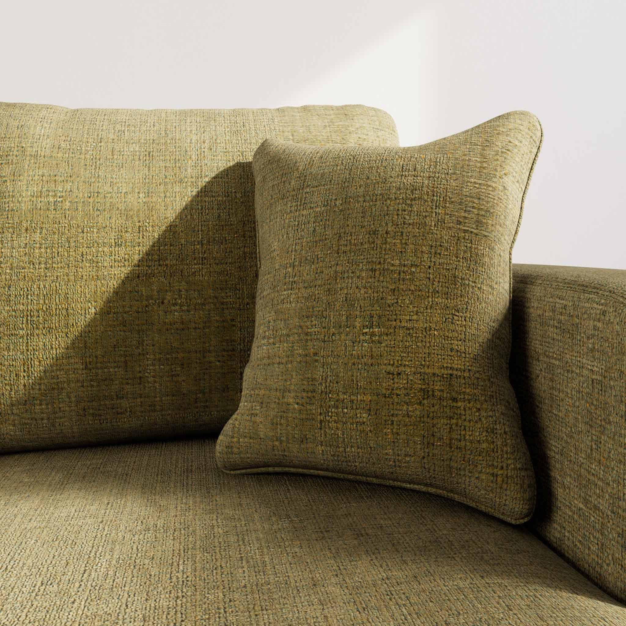 Voir la diapositive 4 : BEST MOBILIER Miro - canapé d'angle droit 4 places convertible avec coffre en velours texturé