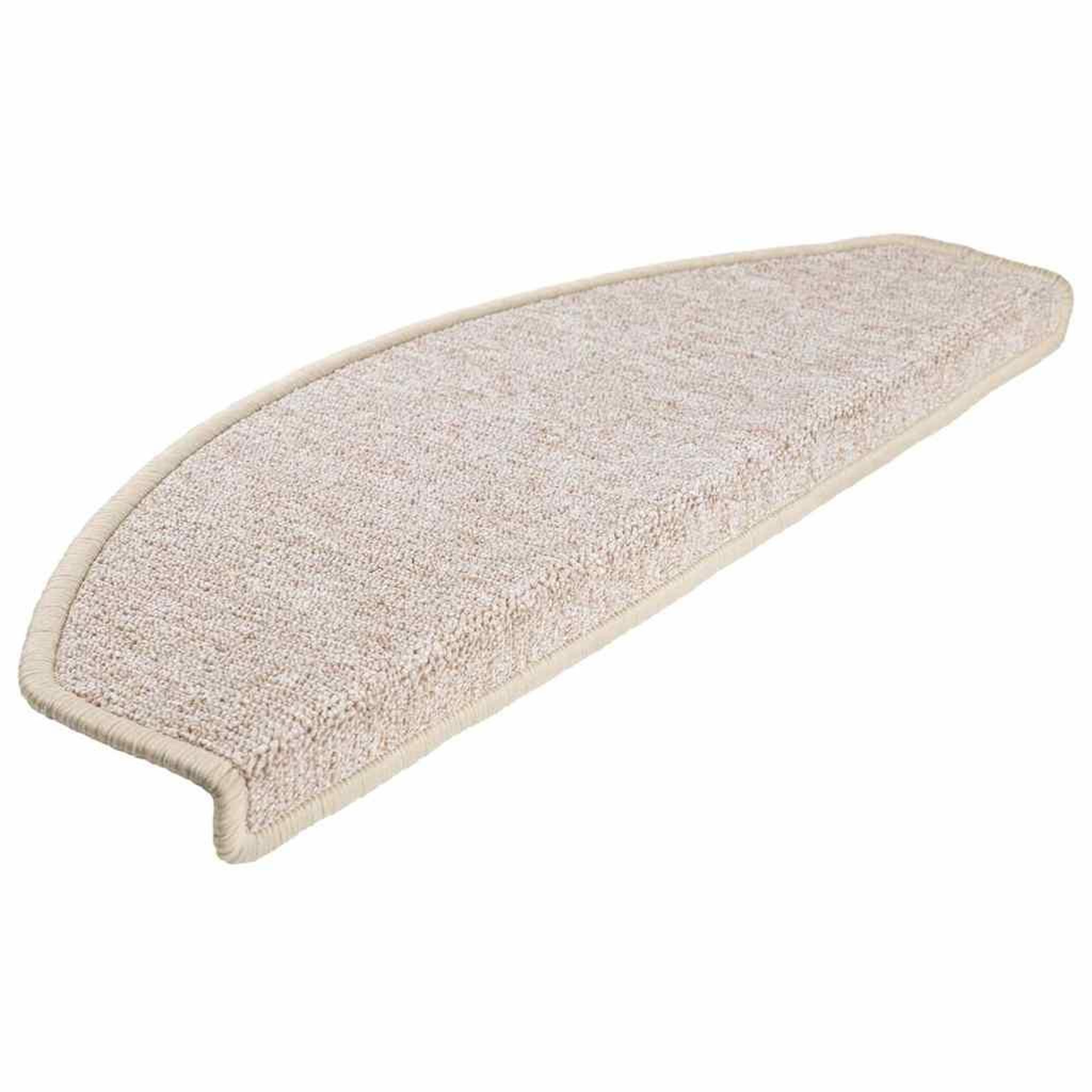 Voir la diapositive 2 : VIDAXL Tapis d'escalier 30 pcs taupe 65x24x4 cm