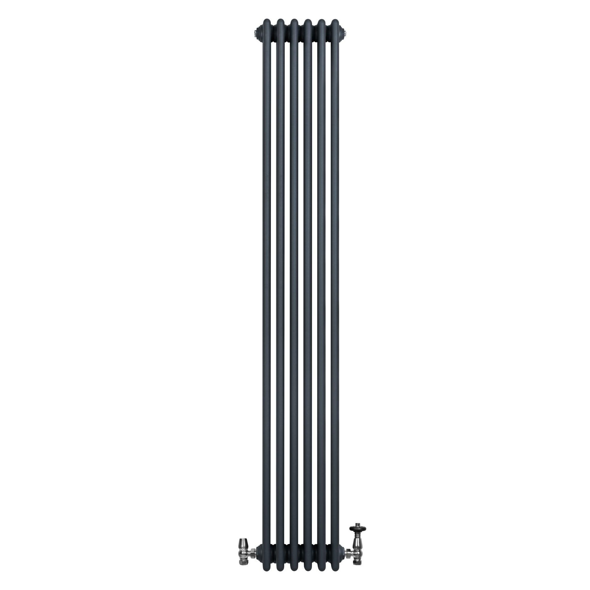 Voir la diapositive 2 : MONSTERSHOP Radiateur traditionnel à 4 colonnes & vannes - 1800 x 290 mm