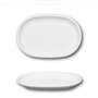 YODECO Plat ovale porcelaine blanche - L 25 cm - Chicago - Roma