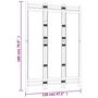 Voir la diapositive 6 : VIDAXL Cloison de separation pliante 3 panneaux 120 cm Bambou et toile