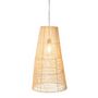 Voir la diapositive 2 : Paris Prix Lampe Suspension en Rotin  Alix  75cm Naturel