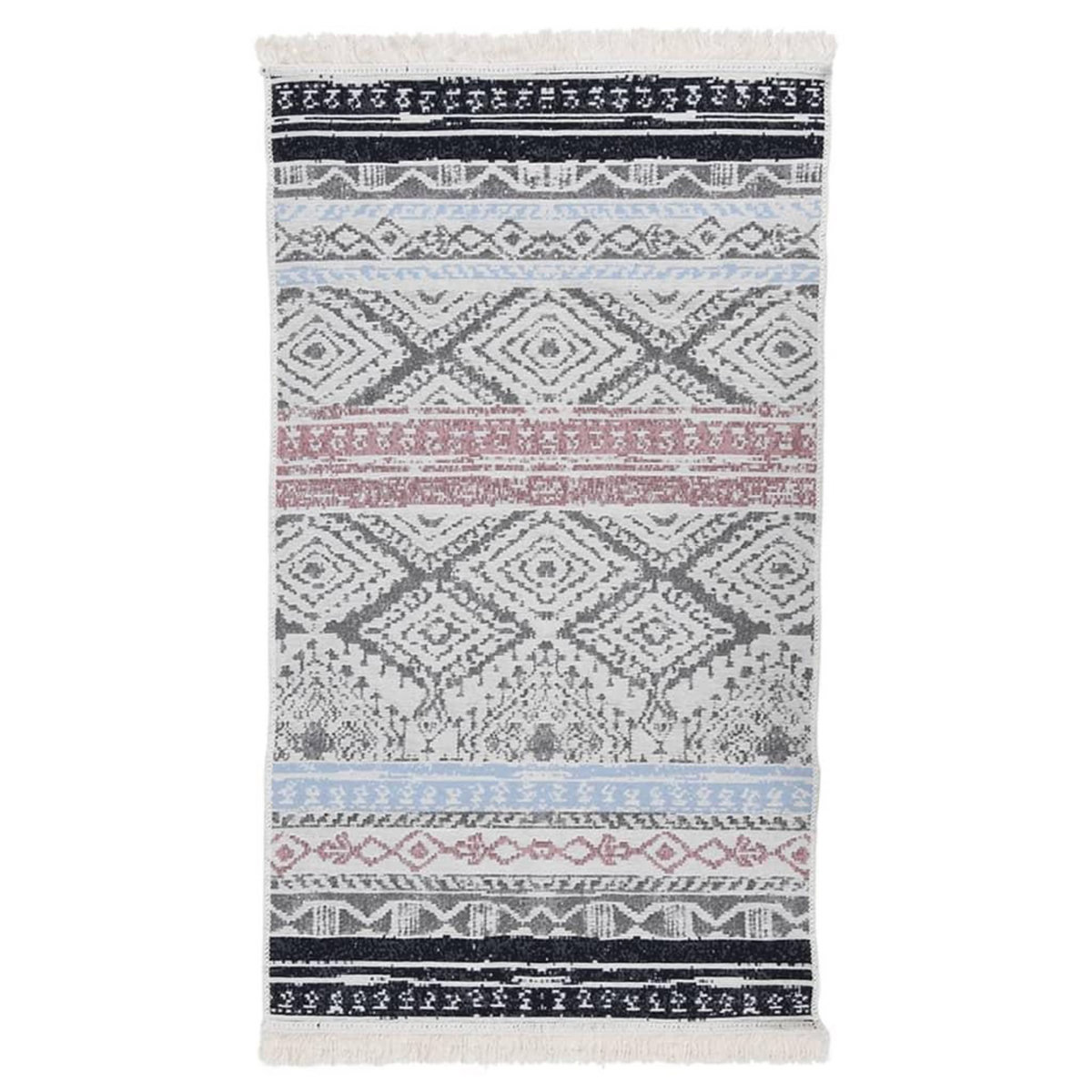 VIDAXL Tapis Rose et aqua 120x180 cm Coton