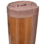 VIDAXL Tapis de bain Bambou 2 pcs 40x50 cm Marron