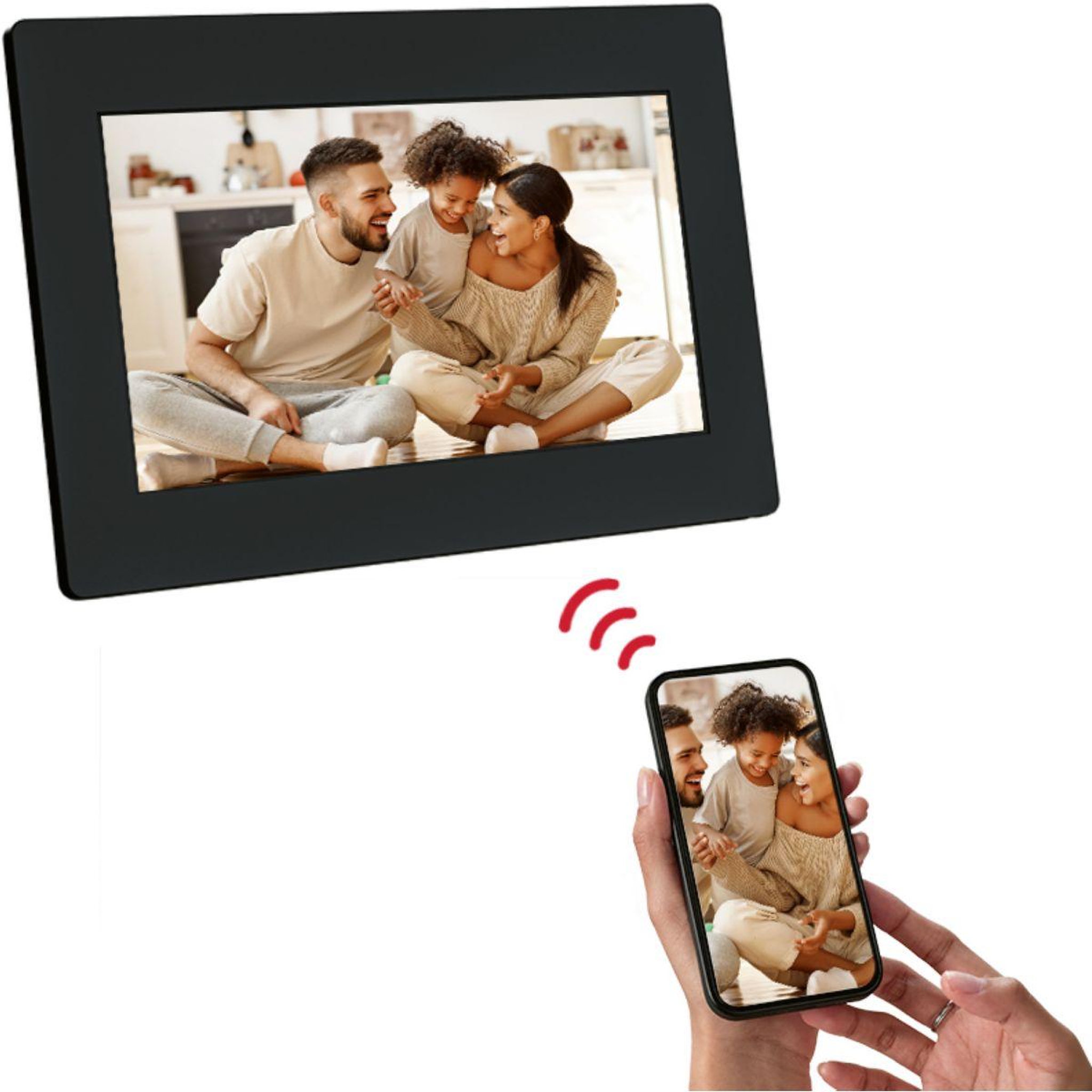 Voir la diapositive 1 : Agfa Cadre photo connecté Realiview APF700WIFI - 7 Pouces